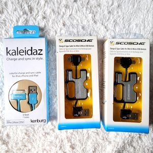 Scosche and Kaleidaz Charge and Sync